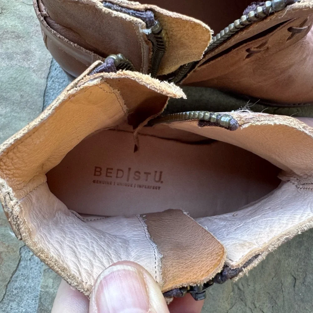 Bed Stu Winslet Leather Ankle Boots - Picture 13 of 14